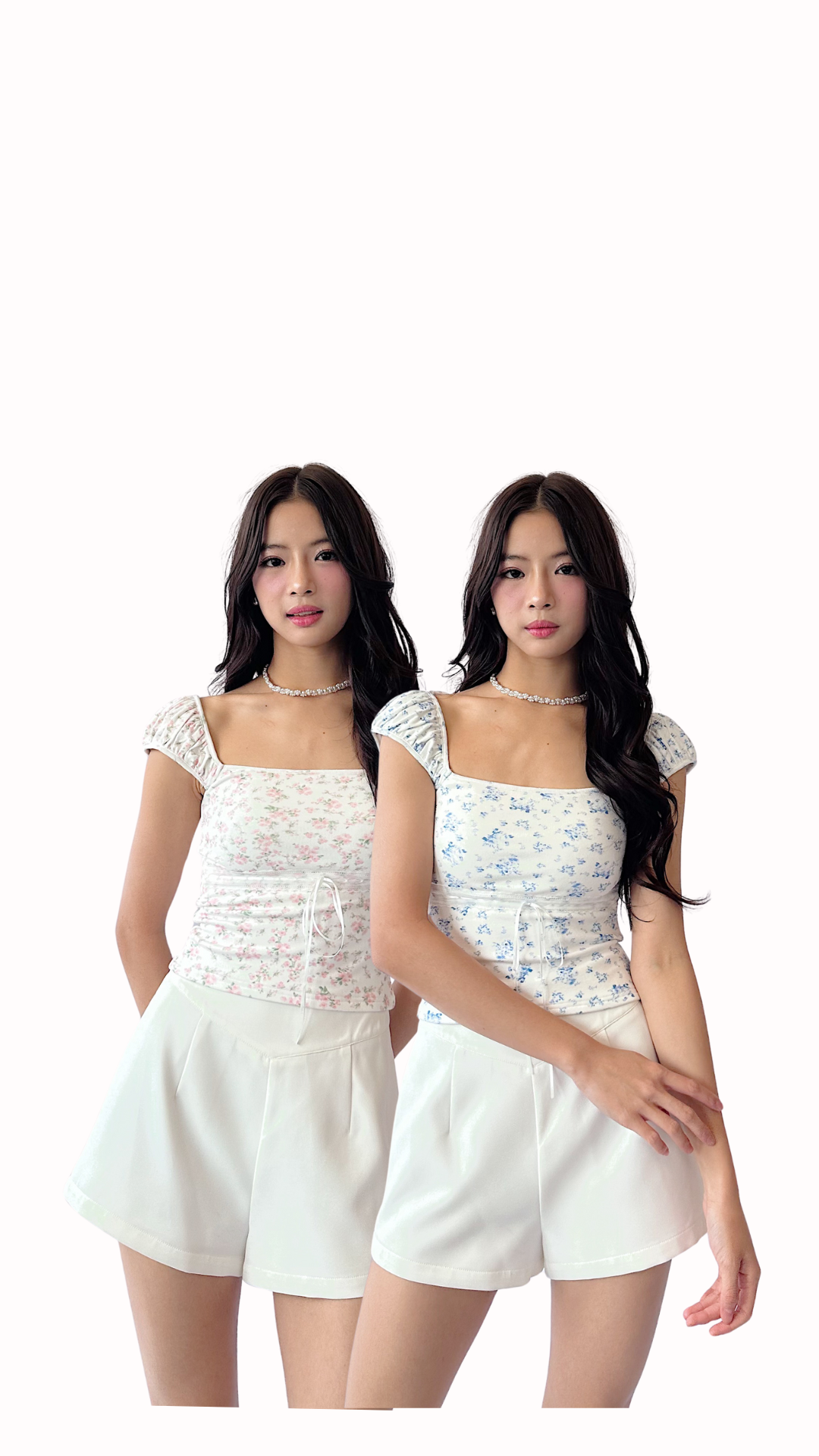 トップス andmary Bella ribbon tops Bella ribbon tank