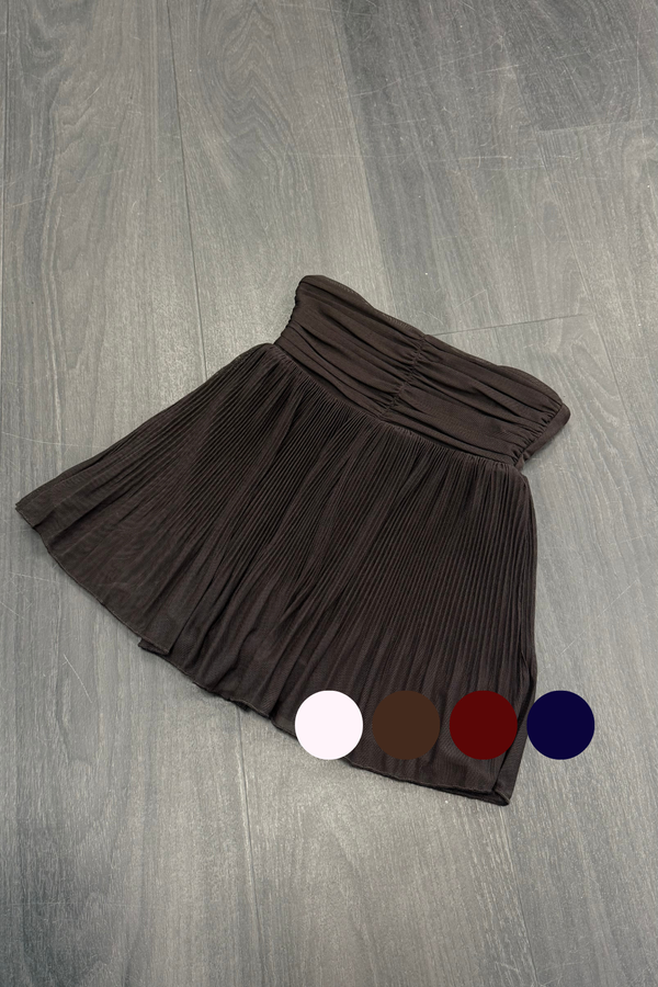 *PO: ETA MID DEC* (MINI MIKAYLA) Ora Mini Mesh Pleated Dress