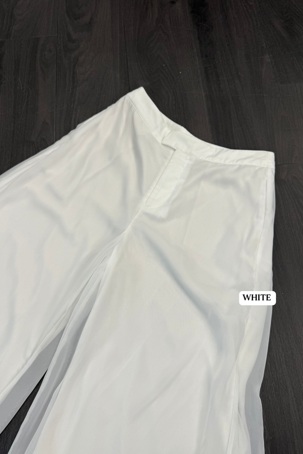*PO: ETA MID DEC* *REGULAR* Velia Soft Organza Wide Leg Pants