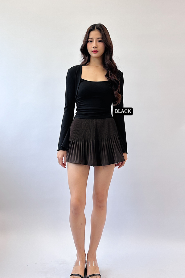 (BARE/BASIC) Yeoshin Multiway Ruched Top