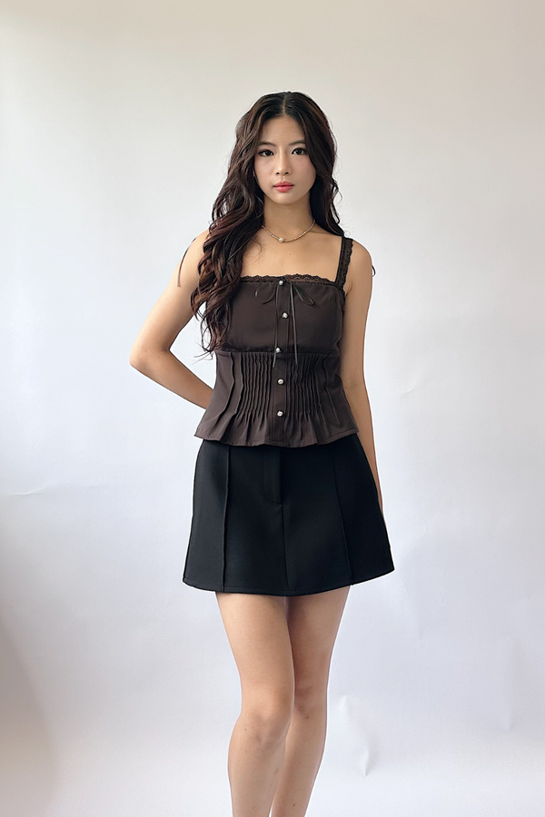 Orielle Front Clasp Panel Skorts