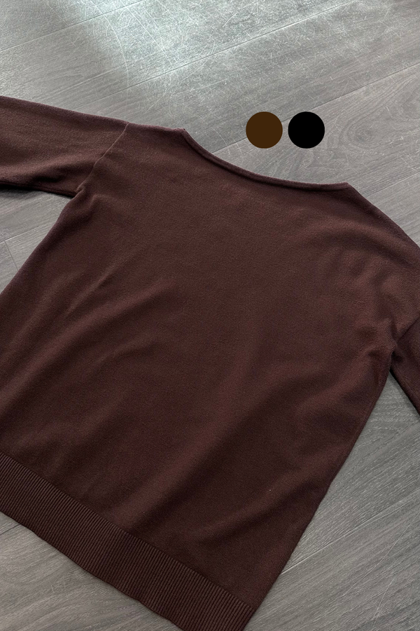 Oaklyn Off Shoulder Knitted Top