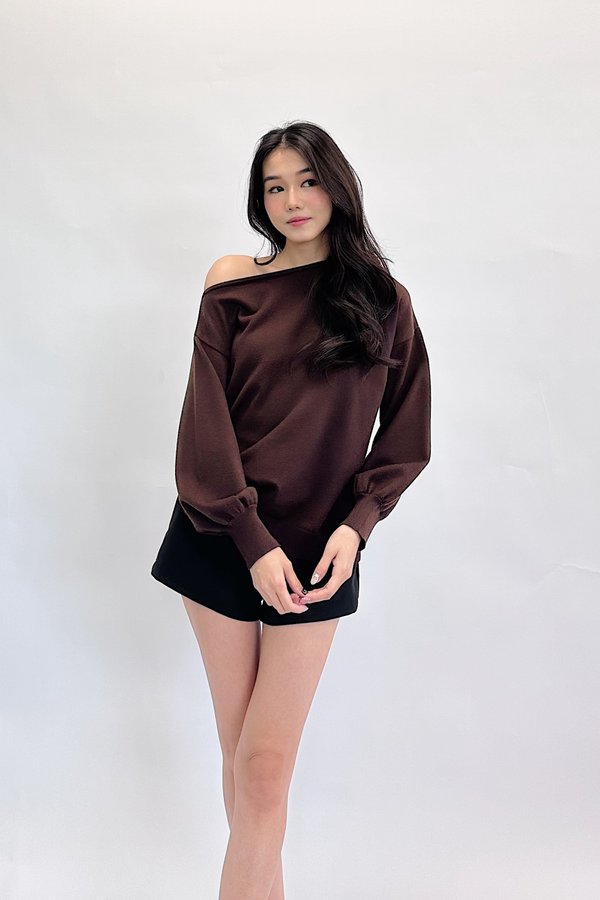 Oaklyn Off Shoulder Knit Top