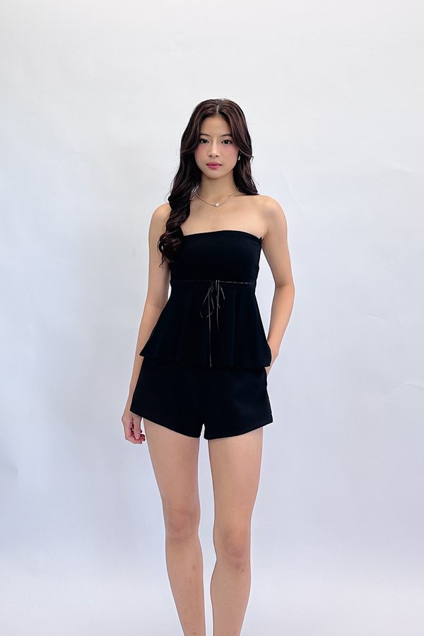 *PO: ETA MID DEC* (BARE/BASIC) Jagi V2 Lace Ribbon Babydoll Top