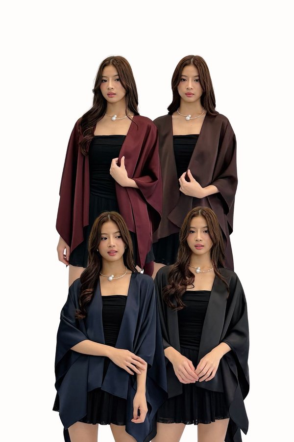 *PO: ETA MID DEC* Skylar V2 Cape Satin Outerwear