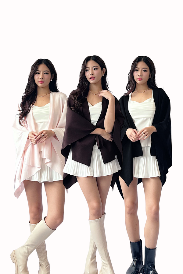 *PO: ETA EARLY DEC* Skylar Cape Knit Outerwear