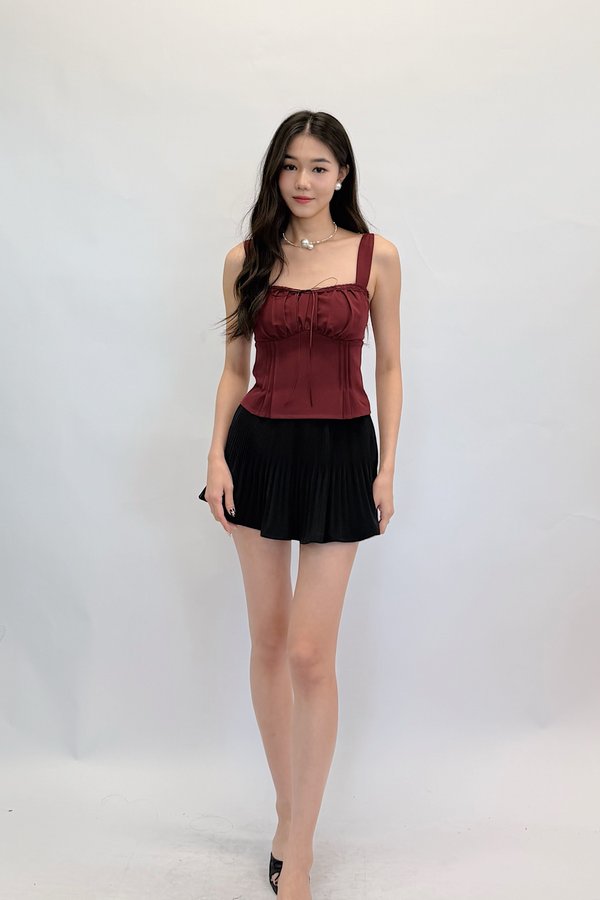 Vienna V2 Front Ruched Strap Top