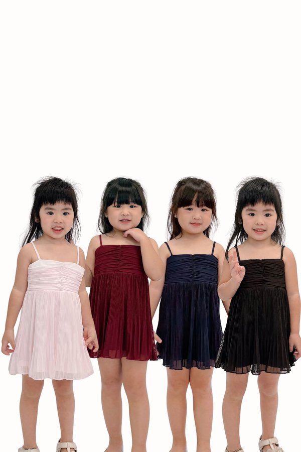 (MINI MIKAYLA) Ora Mini Mesh Pleated Dress