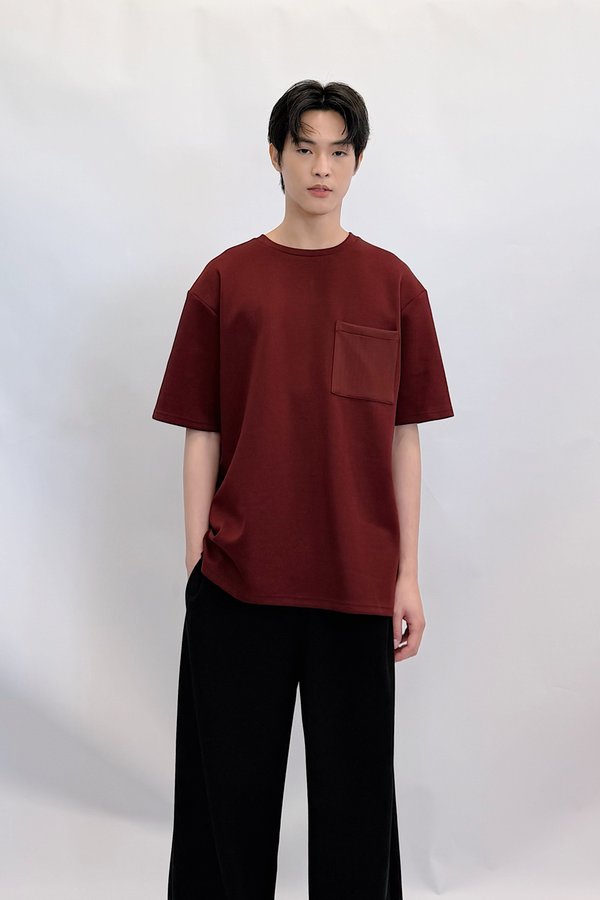 (MIKAYLA MEN) Noa Mesh Pocket T-shirt