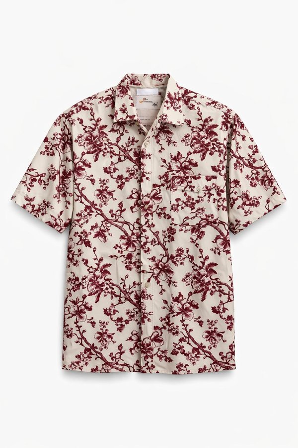 *PREORDER* (MIKAYLA MEN) NICOLECHOWWW X MIKAYLA In Full Bloom Printed Sleeve Shirt
