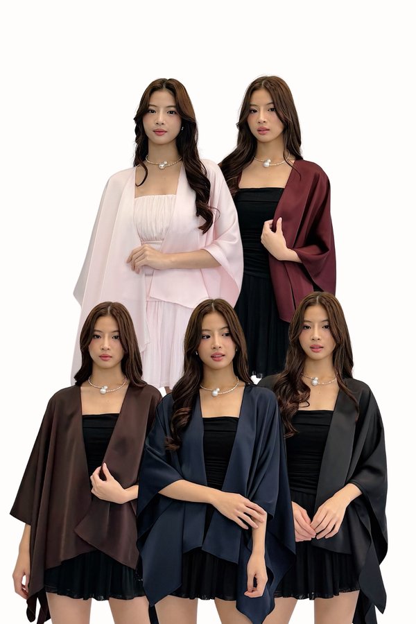 *PREORDER* Skylar V2 Cape Satin Outerwear