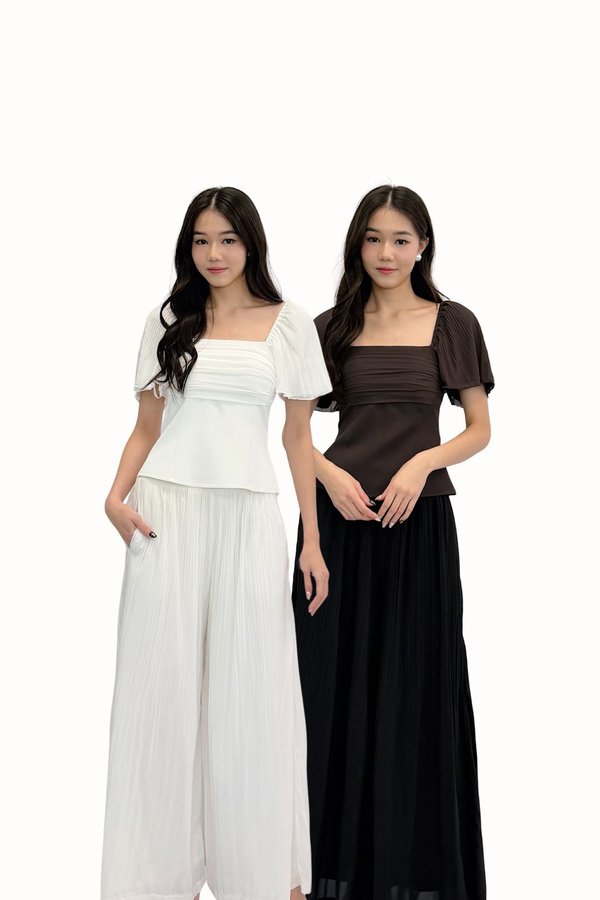 *PO: ETA EARLY JAN* *PETITE* Tiana Micro Pleated Pants