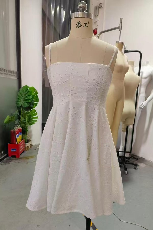 *PREORDER* Isla Eyelet Cotton Mini Dress