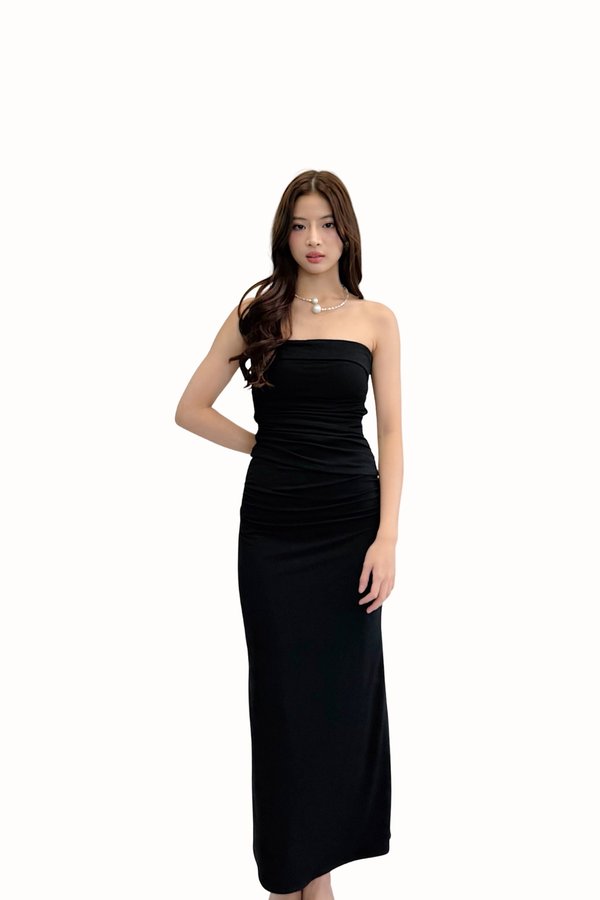 *PREORDER* (PREMIUM/BARE) Willabelle Ruched Midi Skirt