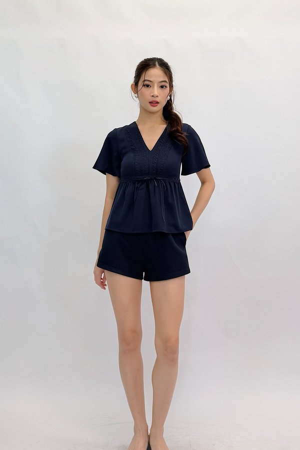 Suki Boho Lace Sleeve Top