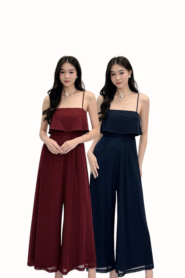 *PREORDER* (PREMIUM ICE MESH) Alina Mesh Jumpsuit