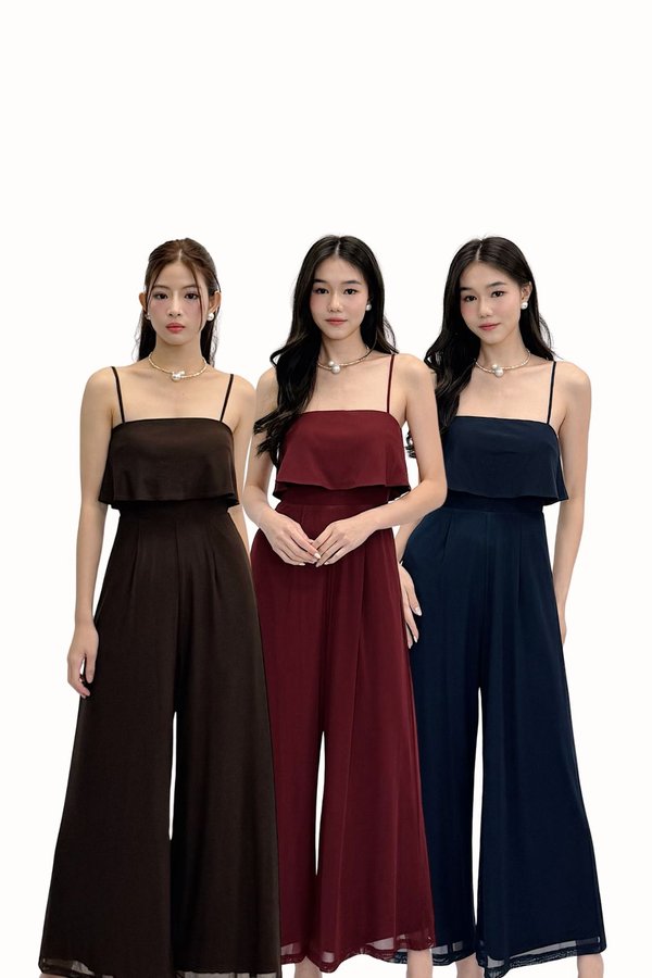 *PREORDER* (PREMIUM ICE MESH) Alina Mesh Jumpsuit