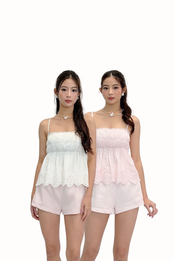 *PREORDER* Baobao Cotton Eyelet Babydoll Top