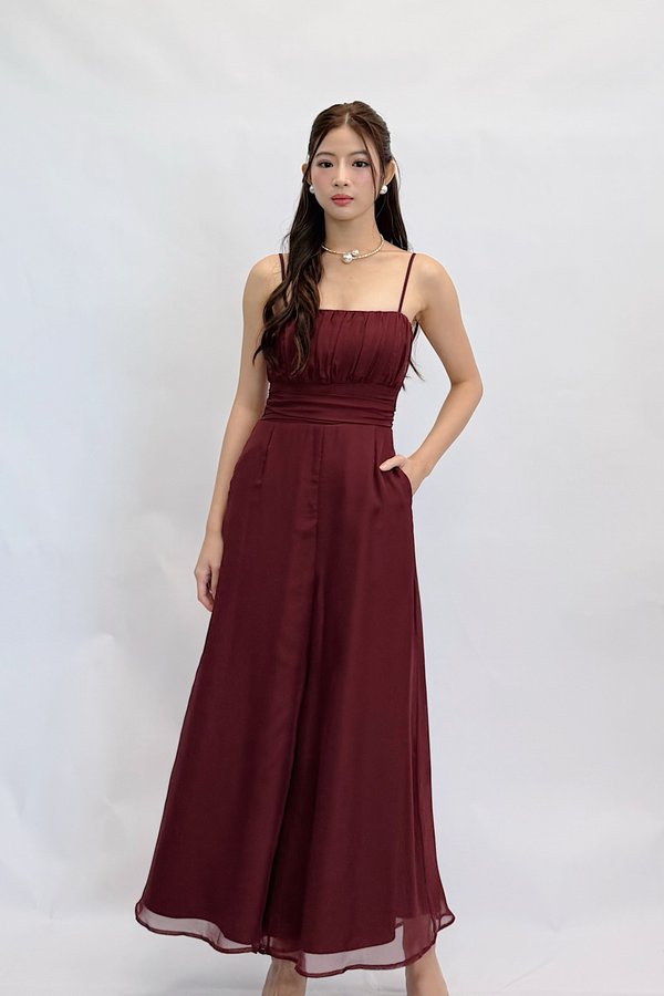 *PREORDER* *PETITE* Qira Tencel Chiffon Jumpsuit