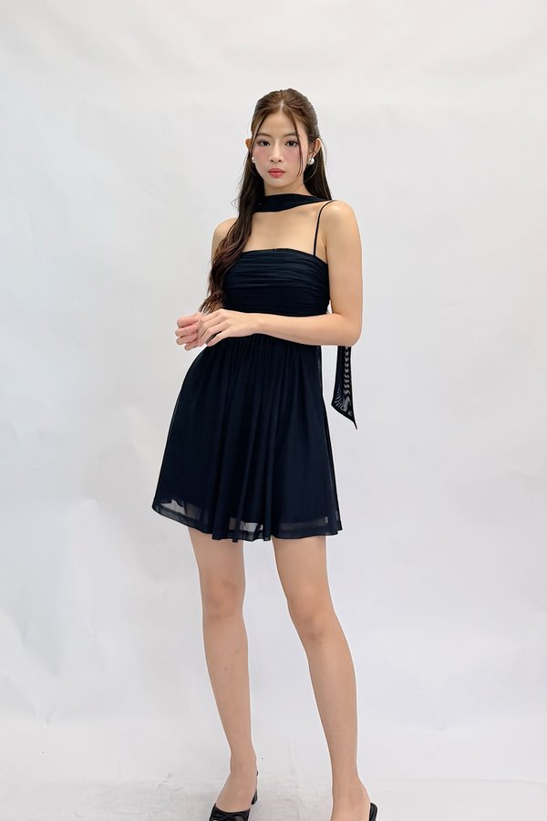 *PREORDER* (PREMIUM ICE MESH) Soni Mesh Mini Dress