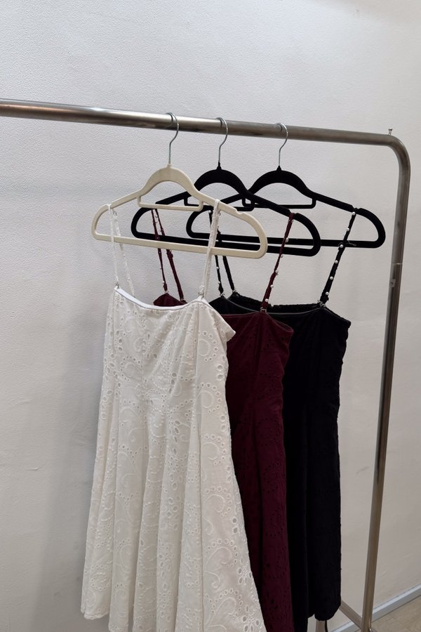 *PREORDER* Isla Eyelet Cotton Mini Dress