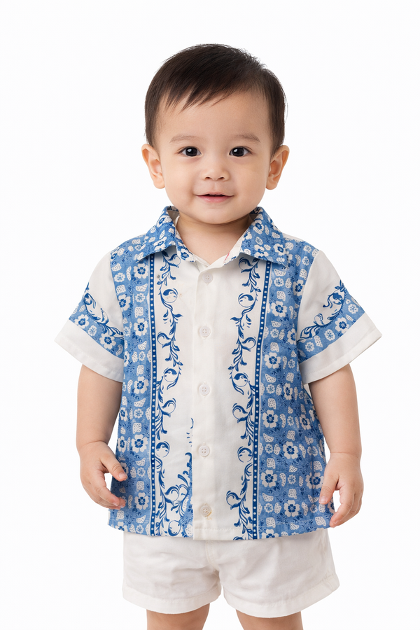 *PREORDER* (MINI MIKAYLA) Sky Printed Shirt
