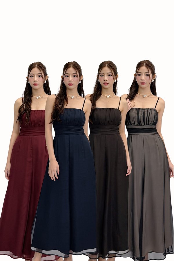 *PREORDER* *REGULAR* Qira Tencel Chiffon Jumpsuit