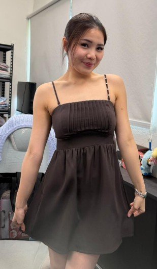 *PREORDER* Selina Sleeveless Straight Panel Mini Dress