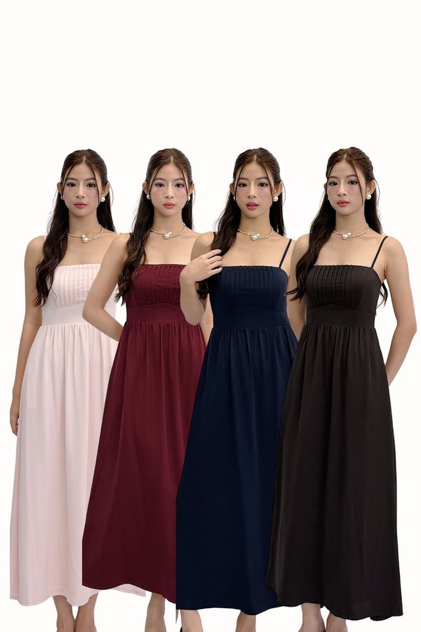 *PREORDER* Selina Straight Panel Maxi Dress