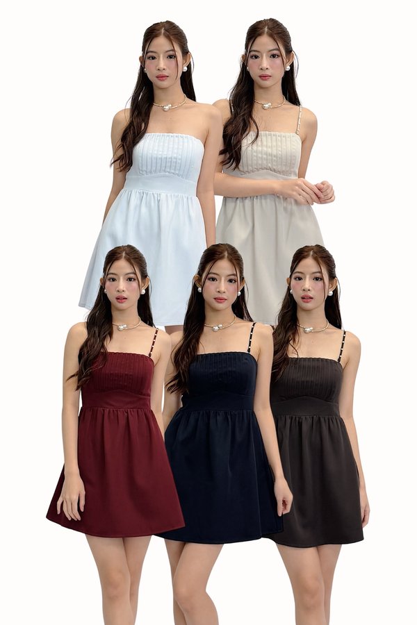 *PREORDER* Selina Straight Panel Mini Dress