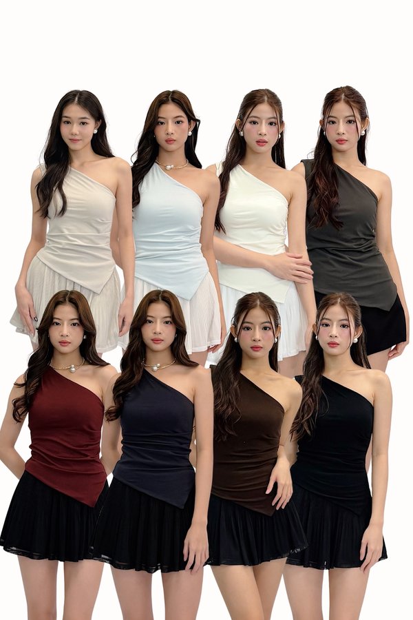*PREORDER* (PREMIUM/BARE) Xandie Toga Ruched Top