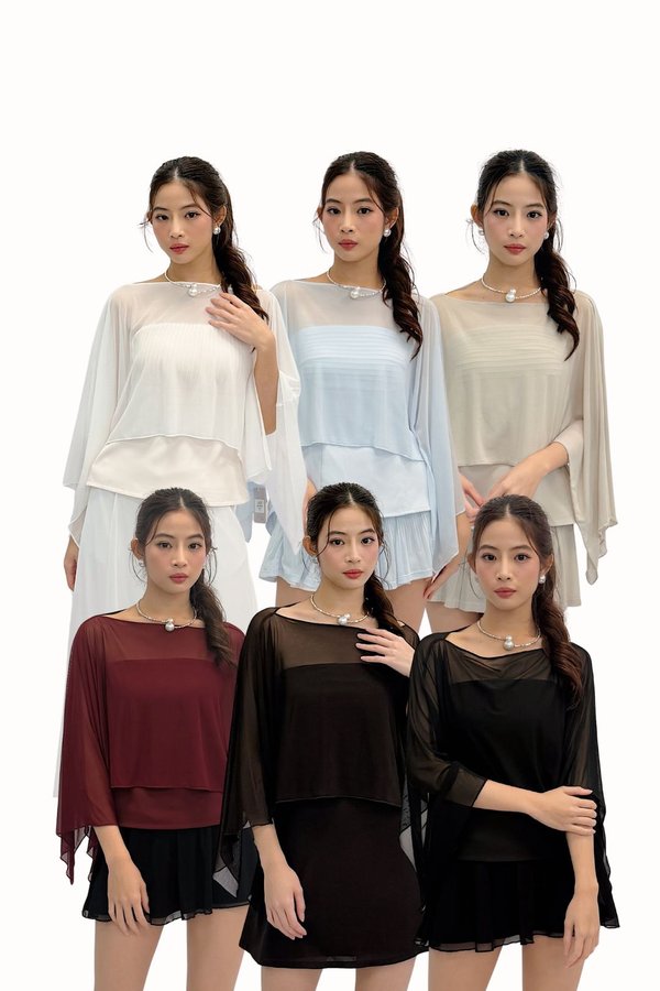 Vini Confidence Crop Mesh Veil