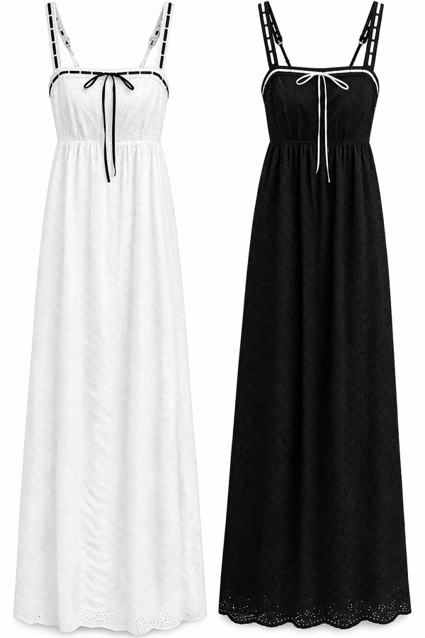 *PREORDER* Milo Eyelet Cotton Midaxi Dress