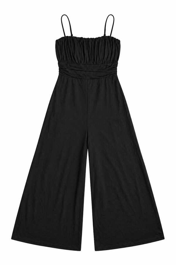 *PREORDER* (BARE/TENCEL) Qira Ruched Jumpsuit