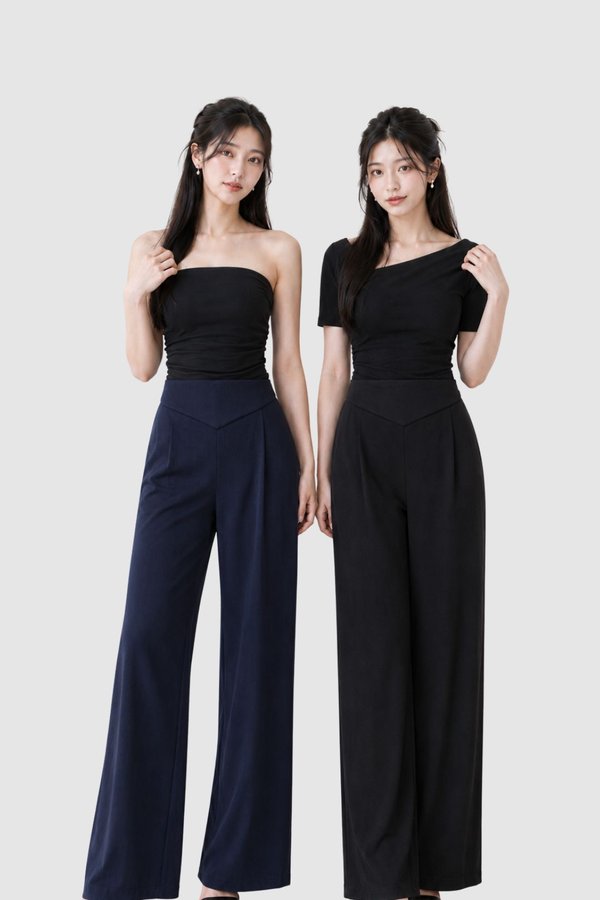(BARE/TENCEL) *PETITE* Alina V Waist Pants
