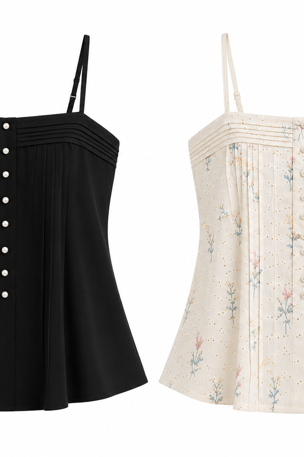 *PREORDER* Gigi Eyelet Pintuck Top