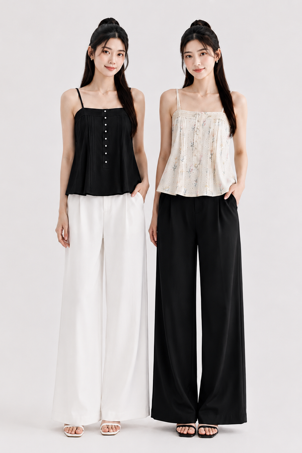 *PREORDER* Gigi Eyelet Pintuck Top