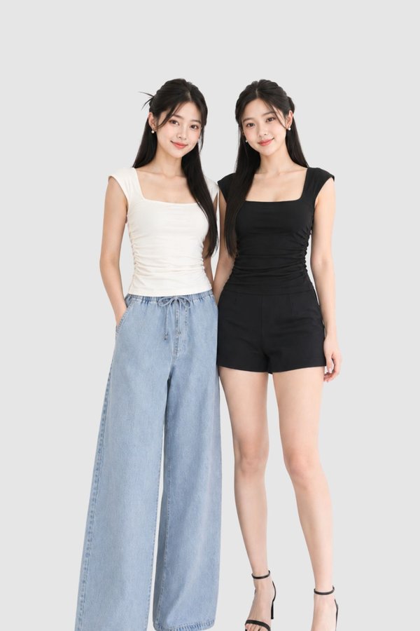 *PREORDER* (BARE/TENCEL) Emery Ruched Top