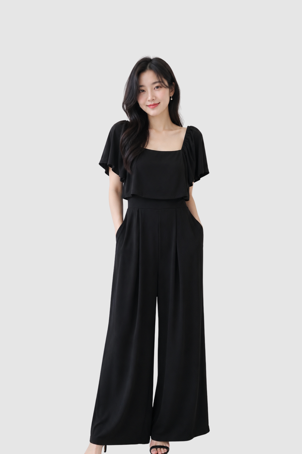 (BARE/TENCEL) Hena Sleeve Jumpsuit