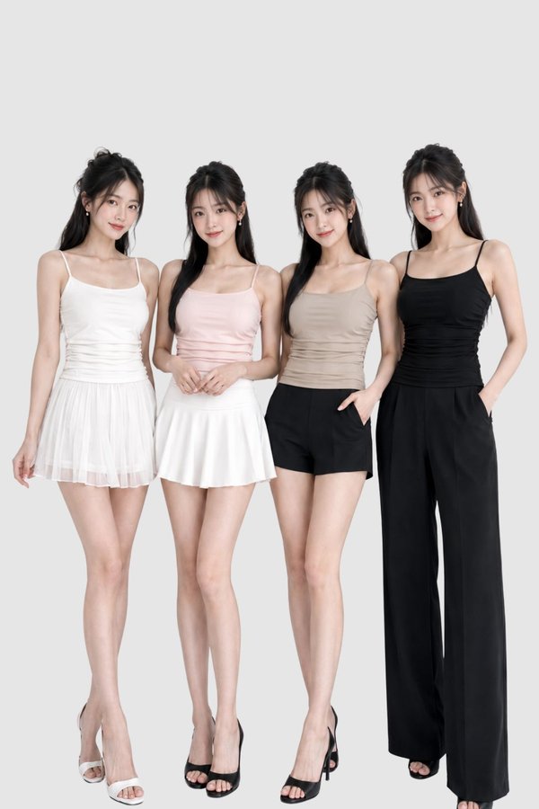 (BARE/TENCEL) Komi Spaghetti Top