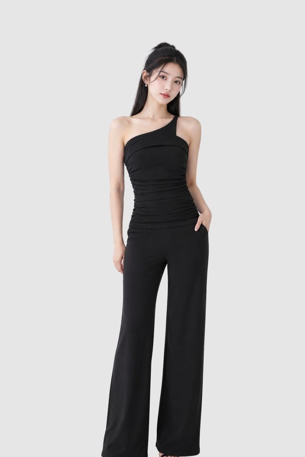 (BARE/TENCEL) *Petite* Ri Ruched Pants