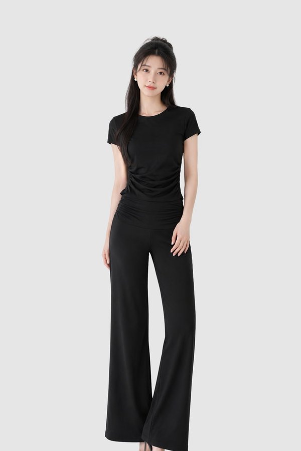 (BARE/TENCEL) *Regular* Ri Ruched Pants