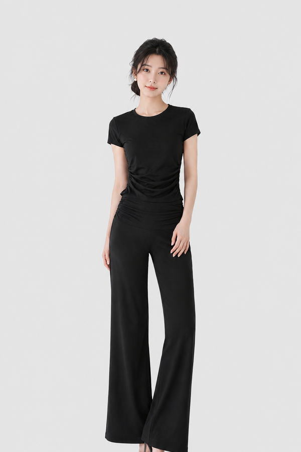 (BARE/TENCEL) *Regular* Ri Ruched Pants