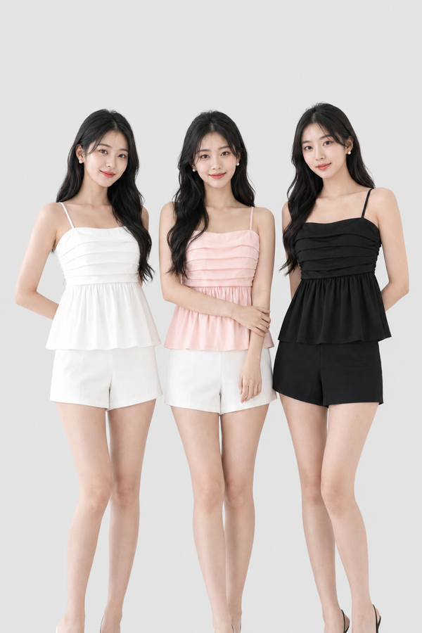 Rina Pleated Top