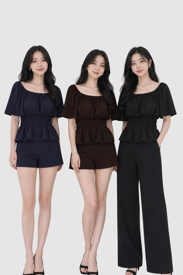 (PREMIUM/BARE) Soria Sleeve Top