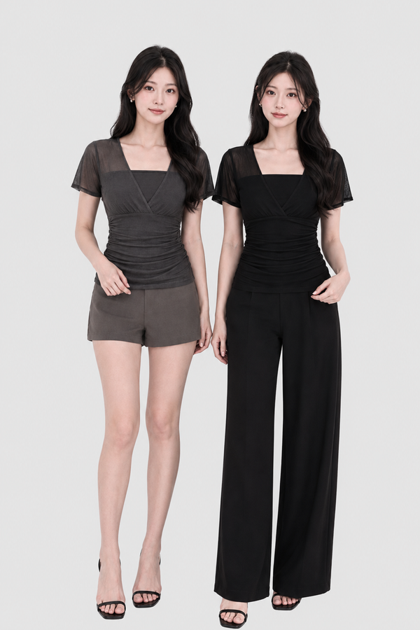 *PREORDER* (BARE/TENCEL) Willa Sleeve Top