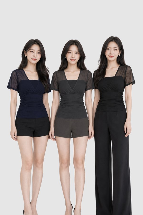 *PREORDER* (BARE/TENCEL) Willa Sleeve Top