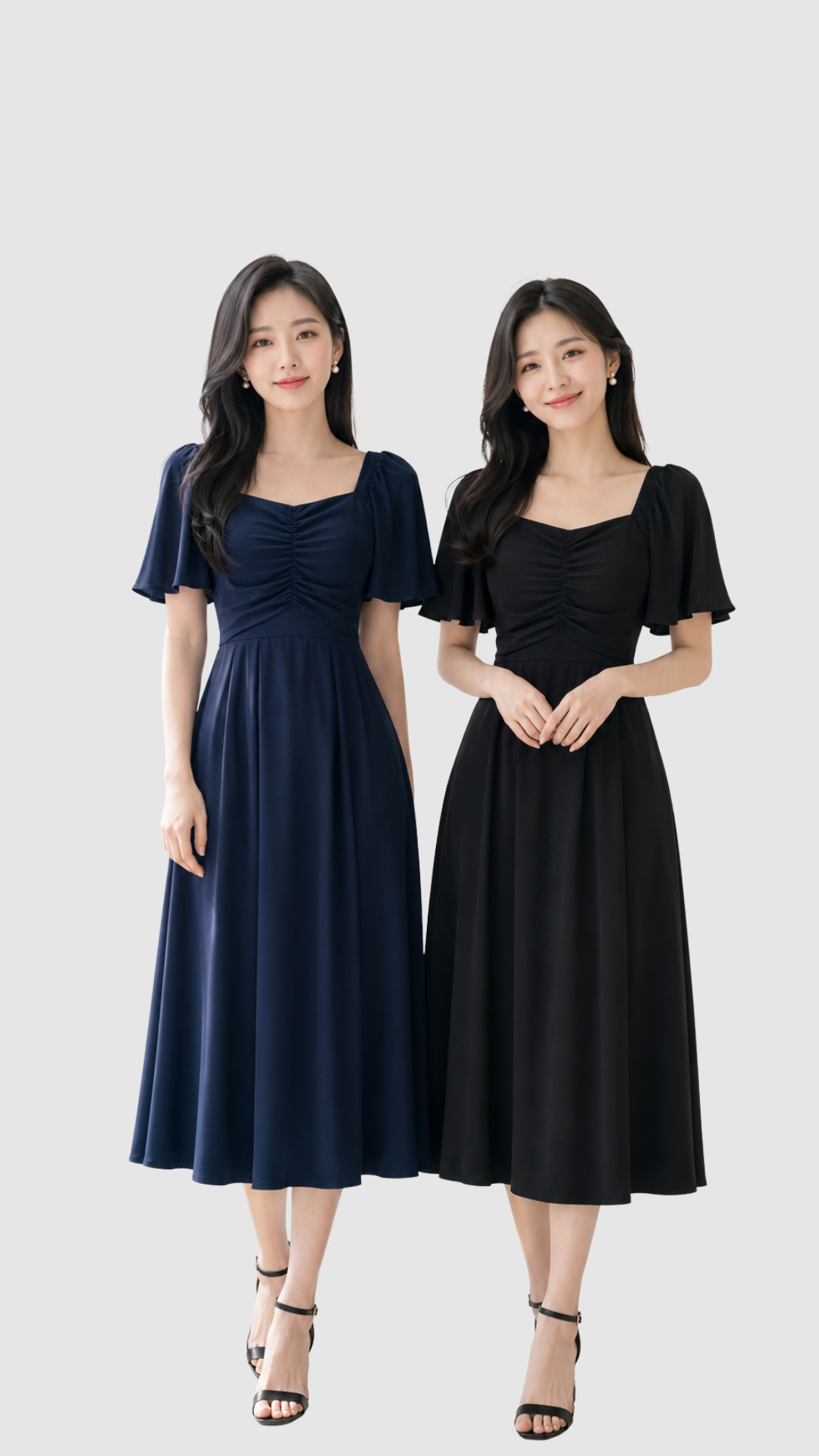 BARE/TENCEL) Nicole Pleated Midaxi Dress | Mikayla