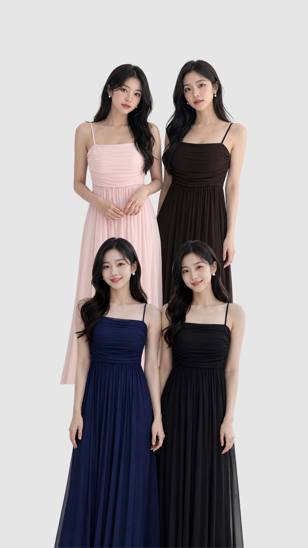 PREMIUM ICE MESH) Ora Mesh Pleated Sleeveless Midi Dress | Mikayla