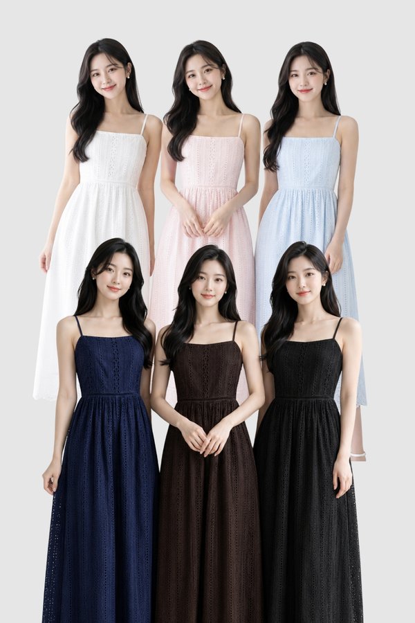 Baobao Cotton Eyelet Maxi Dress